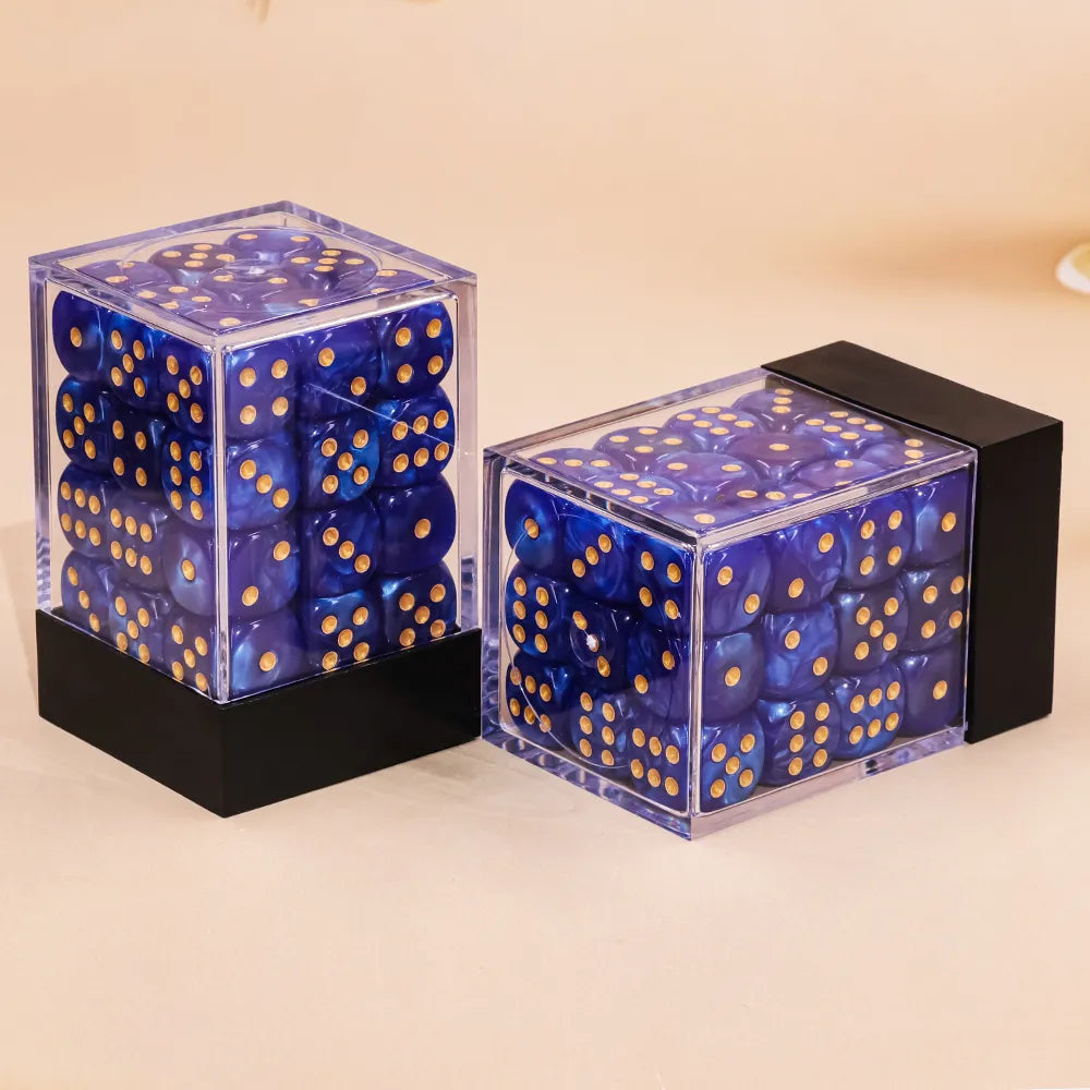 Blue Pearl 12mm D6 block of 36 dice | Gear Gaming Bentonville