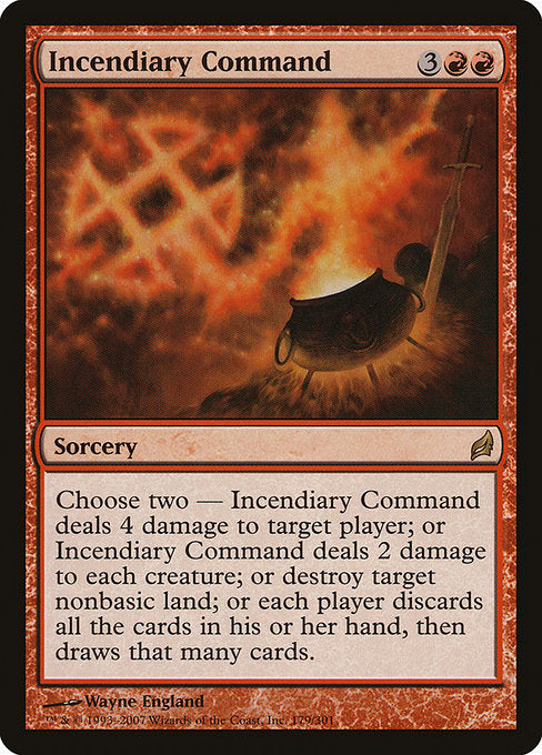 Incendiary Command [Lorwyn] | Gear Gaming Bentonville