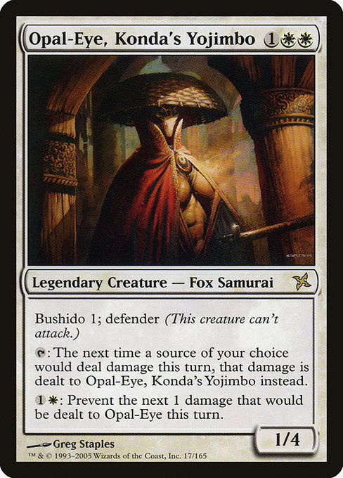 Opal-Eye, Konda's Yojimbo [Betrayers of Kamigawa] | Gear Gaming Bentonville