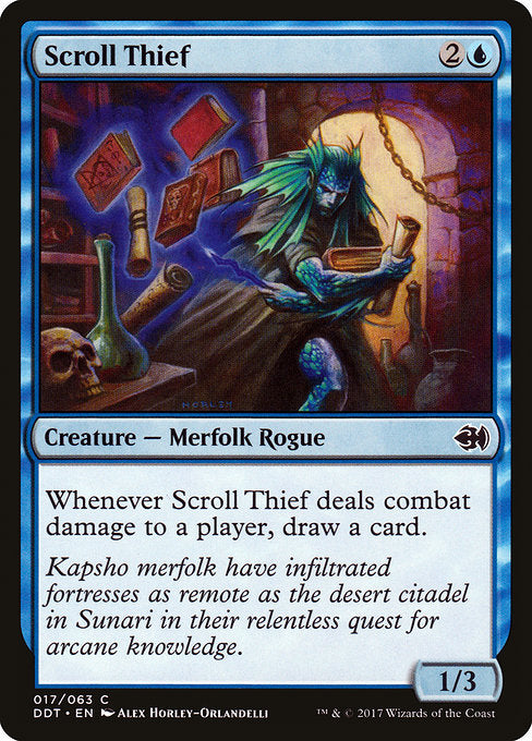 Scroll Thief [Duel Decks: Merfolk vs. Goblins] | Gear Gaming Bentonville