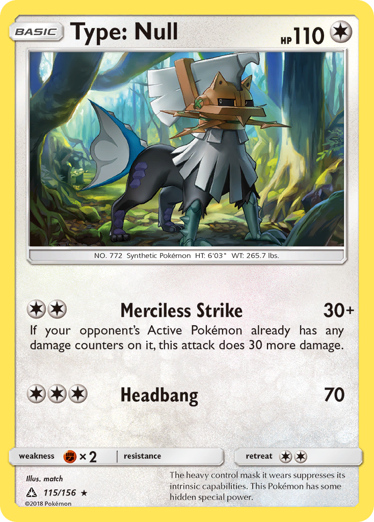 Type: Null (115/156) [Sun & Moon: Ultra Prism] | Gear Gaming Bentonville