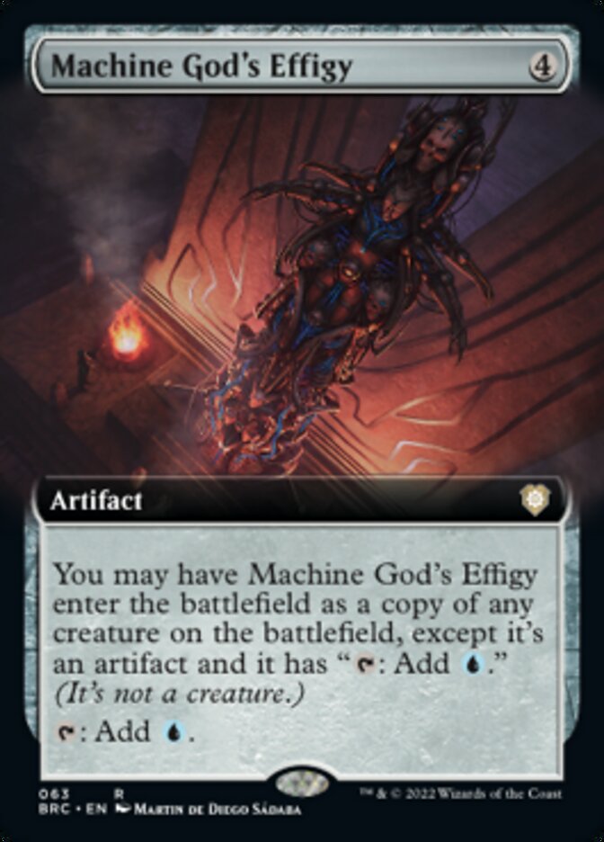 Machine God's Effigy (Extended Art) [The Brothers' War Commander] | Gear Gaming Bentonville