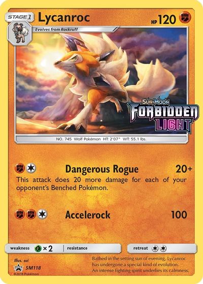 Lycanroc (SM118) (Prerelease Promo) [Sun & Moon: Black Star Promos] | Gear Gaming Bentonville