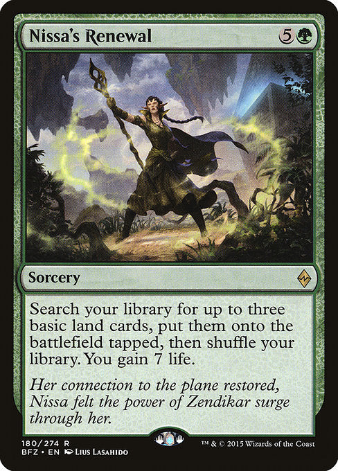 Nissa's Renewal [Battle for Zendikar] | Gear Gaming Bentonville