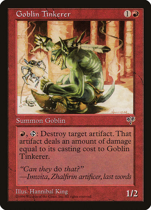 Goblin Tinkerer [Mirage] | Gear Gaming Bentonville