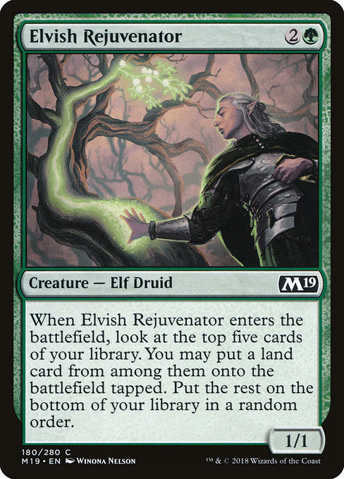 Elvish Rejuvenator [Core Set 2019] | Gear Gaming Bentonville