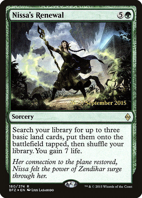 Nissa's Renewal [Prerelease Cards] | Gear Gaming Bentonville