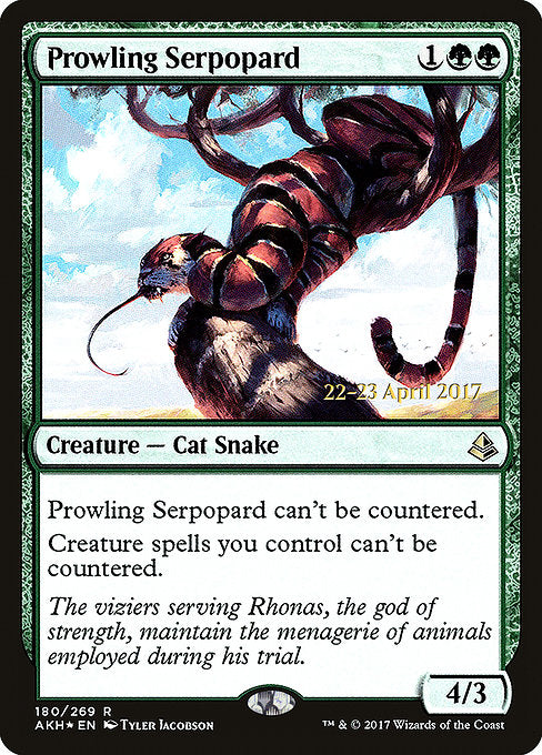 Prowling Serpopard [Prerelease Cards] | Gear Gaming Bentonville