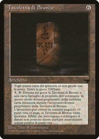 Bronze Tablet (Italian) - "Tavoletta di Bronzo" [Renaissance] | Gear Gaming Bentonville