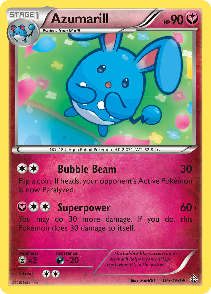 Azumarill (103/160) [XY: Primal Clash] | Gear Gaming Bentonville