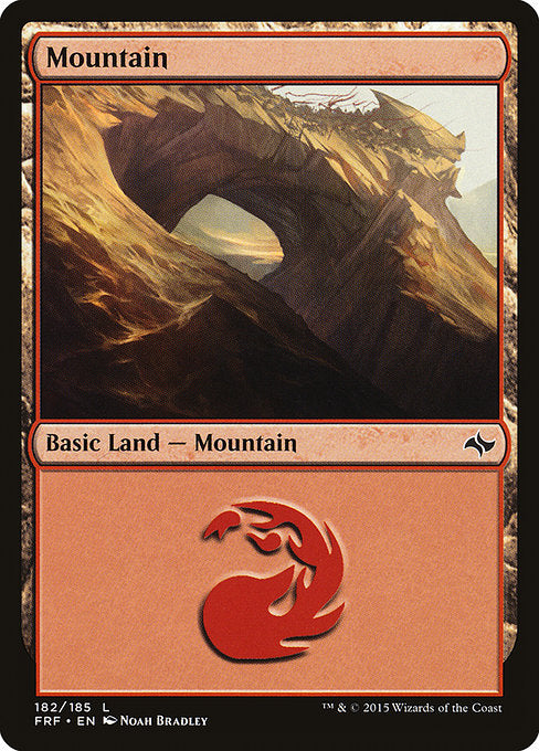 Mountain (182) [Fate Reforged] | Gear Gaming Bentonville