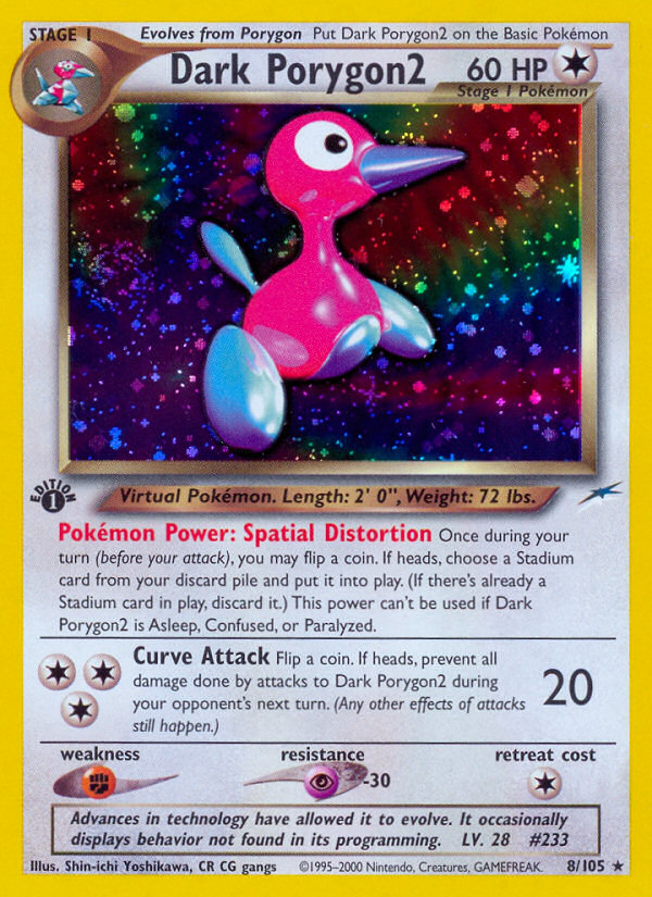 Dark Porygon2 (8/105) [Neo Destiny 1st Edition] | Gear Gaming Bentonville