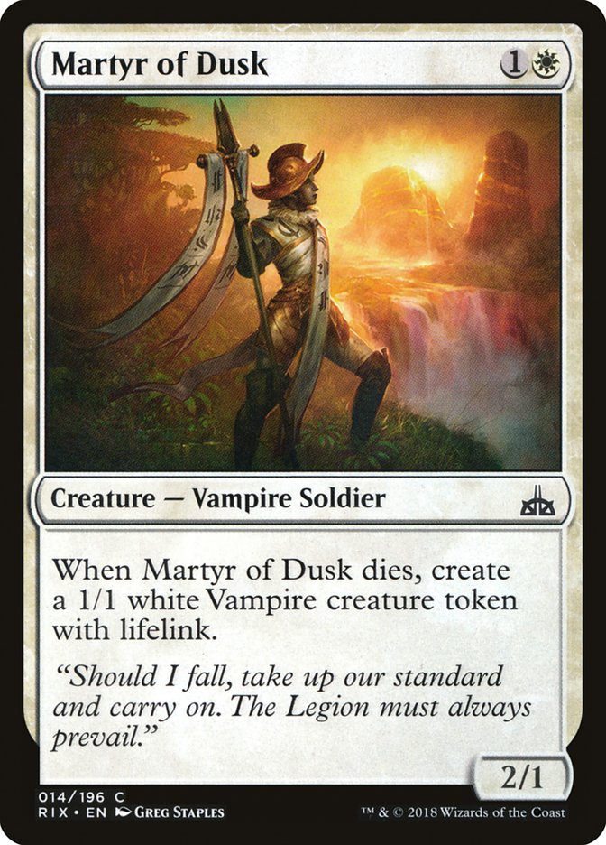 Martyr of Dusk [Rivals of Ixalan] | Gear Gaming Bentonville