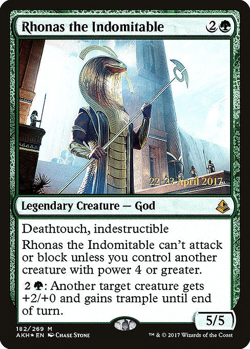 Rhonas the Indomitable [Prerelease Cards] | Gear Gaming Bentonville