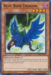 Blue Rose Dragon [Legendary Duelists: Sisters of the Rose] [LED4-EN031] | Gear Gaming Bentonville