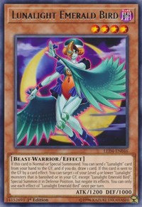 Lunalight Emerald Bird [Legendary Duelists: Sisters of the Rose] [LED4-EN046] | Gear Gaming Bentonville