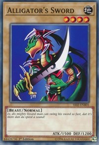 Alligator's Sword [Speed Duel Decks: Duelists of Tomorrow] [SS02-ENB05] | Gear Gaming Bentonville