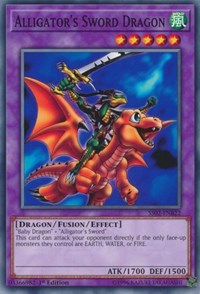 Alligator's Sword Dragon [Speed Duel Decks: Duelists of Tomorrow] [SS02-ENB22] | Gear Gaming Bentonville