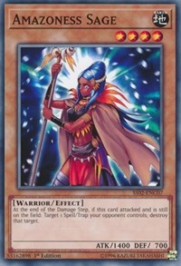 Amazoness Sage [Speed Duel Decks: Duelists of Tomorrow] [SS02-ENC07] | Gear Gaming Bentonville