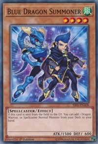 Blue Dragon Summoner [Speed Duel Decks: Destiny Masters] [SS01-ENA08] | Gear Gaming Bentonville