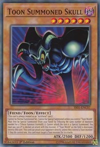 Toon Summoned Skull [Speed Duel Decks: Destiny Masters] [SS01-ENC07] | Gear Gaming Bentonville