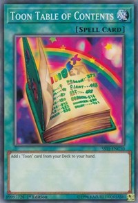 Toon Table of Contents [Speed Duel Decks: Destiny Masters] [SS01-ENC10] | Gear Gaming Bentonville