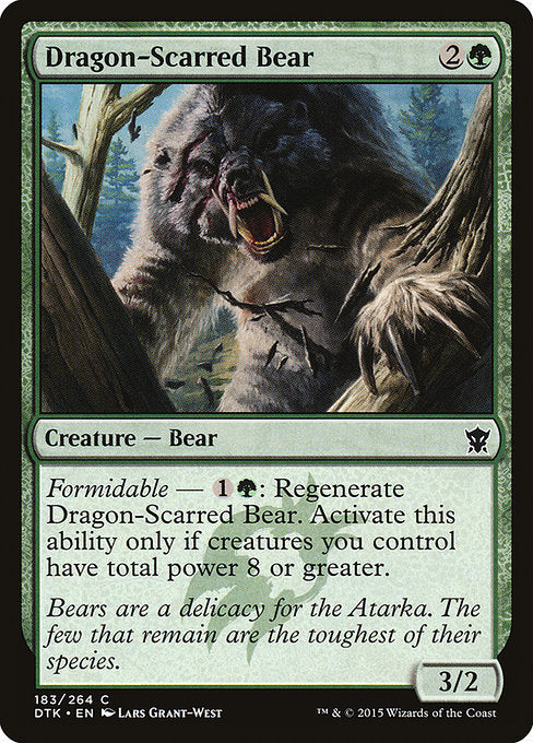 Dragon-Scarred Bear [Dragons of Tarkir] | Gear Gaming Bentonville