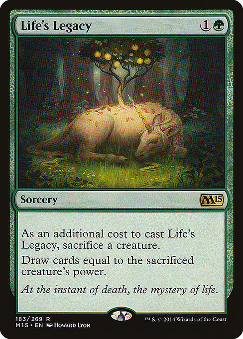 Life's Legacy [Magic 2015 (M15)] | Gear Gaming Bentonville