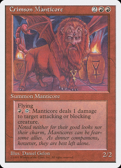 Crimson Manticore [Fourth Edition] | Gear Gaming Bentonville