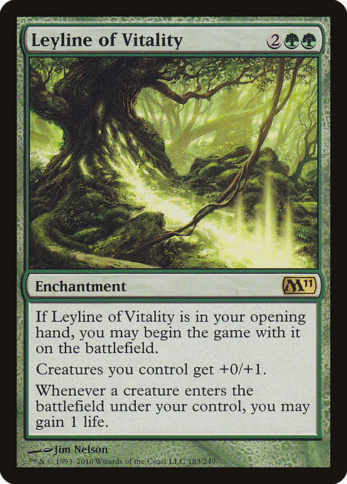 Leyline of Vitality [Magic 2011 (M11)] | Gear Gaming Bentonville