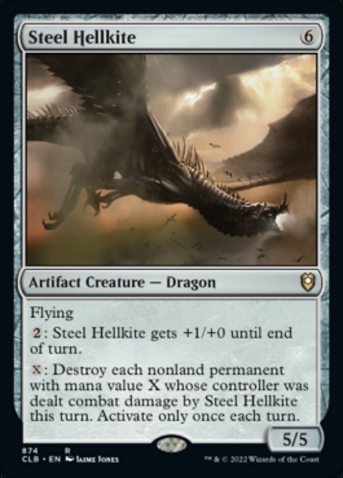 Steel Hellkite [Commander Legends: Battle for Baldur's Gate] | Gear Gaming Bentonville