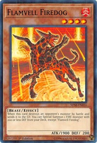 Flamvell Firedog [Structure Deck: Soulburner] [SDSB-EN016] | Gear Gaming Bentonville