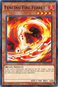 Fencing Fire Ferret [Structure Deck: Soulburner] [SDSB-EN017] | Gear Gaming Bentonville