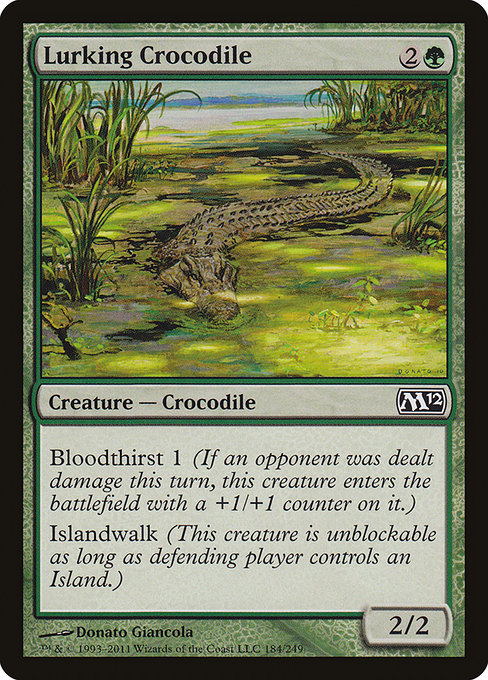 Lurking Crocodile [Magic 2012 (M12)] | Gear Gaming Bentonville