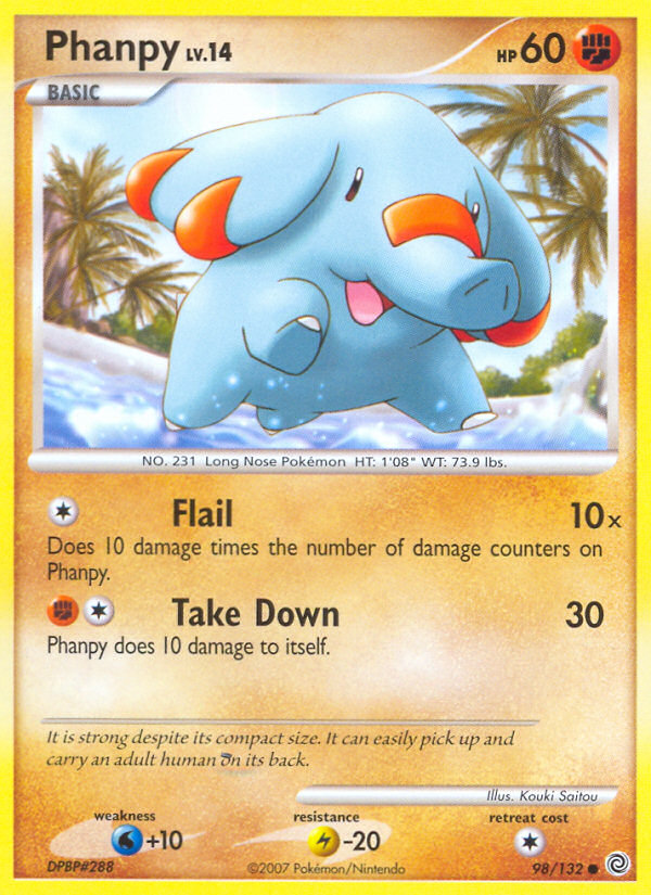 Phanpy (98/132) [Diamond & Pearl: Secret Wonders] | Gear Gaming Bentonville