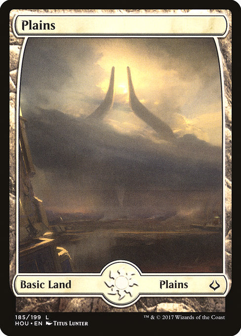 Plains (185) - Full Art [Hour of Devastation] | Gear Gaming Bentonville