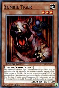 Zombie Tiger [Speed Duel: Arena of Lost Souls] [SBLS-EN033] | Gear Gaming Bentonville