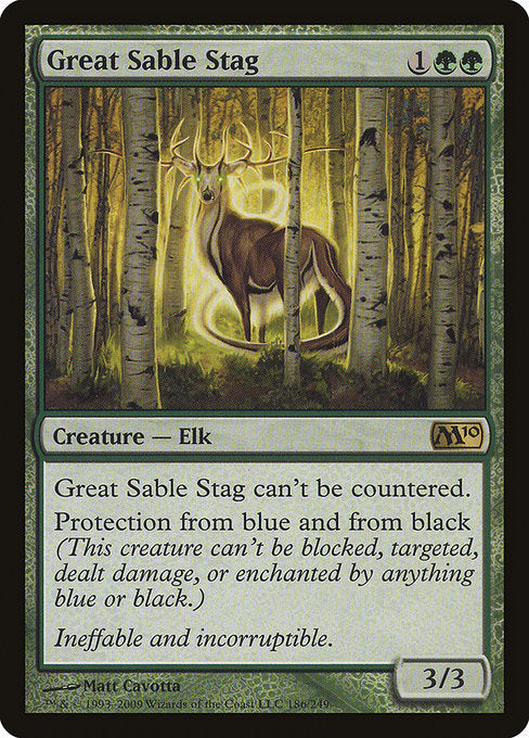 Great Sable Stag [Magic 2010 (M10)] | Gear Gaming Bentonville