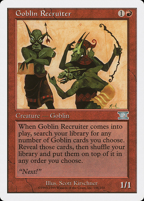 Goblin Recruiter [Classic Sixth Edition] | Gear Gaming Bentonville