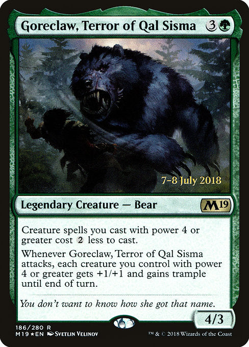 Goreclaw, Terror of Qal Sisma [Prerelease Cards] | Gear Gaming Bentonville