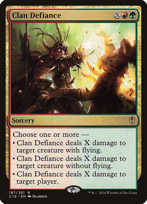 Clan Defiance [Commander 2016] | Gear Gaming Bentonville