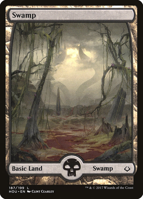 Swamp (187) - Full Art [Hour of Devastation] | Gear Gaming Bentonville