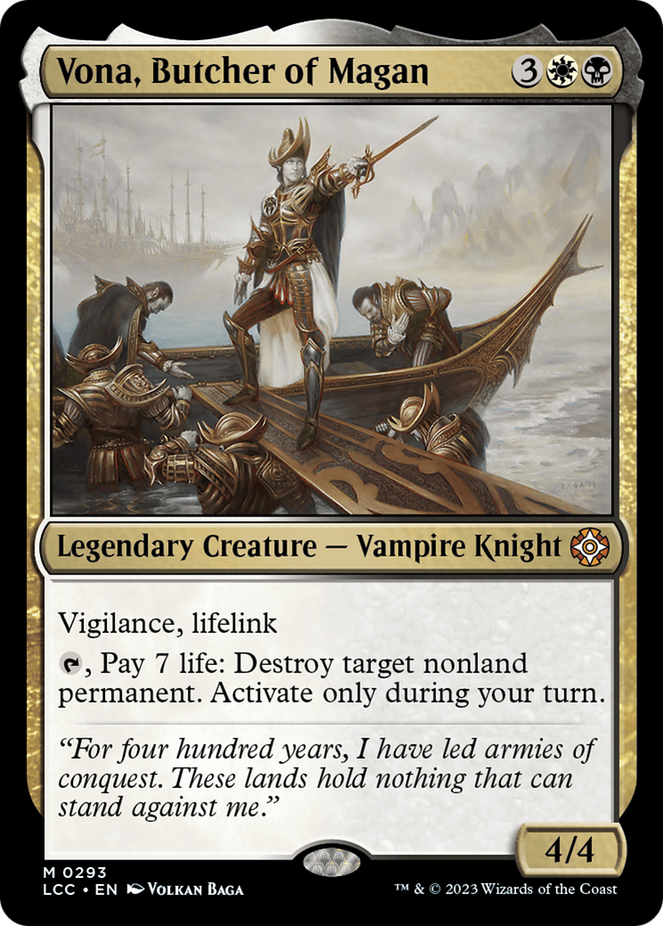 Vona, Butcher of Magan [The Lost Caverns of Ixalan Commander] | Gear Gaming Bentonville