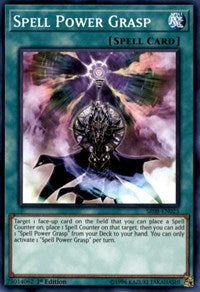 Spell Power Grasp [Structure Deck: Order of the Spellcasters] [SR08-EN025] | Gear Gaming Bentonville