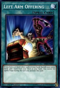 Left Arm Offering [Structure Deck: Order of the Spellcasters] [SR08-EN033] | Gear Gaming Bentonville