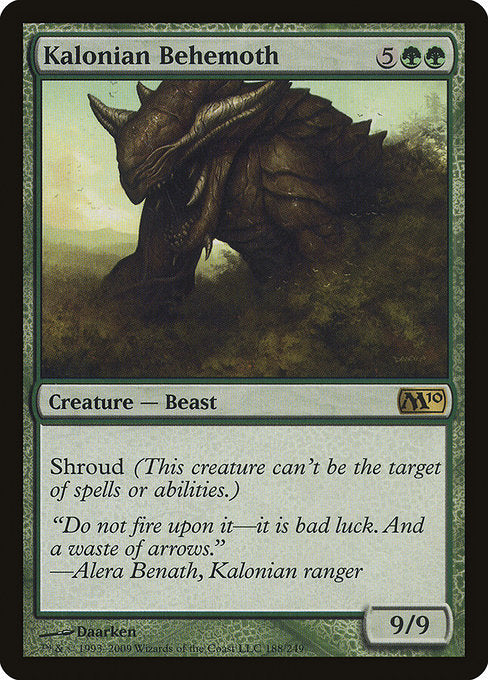 Kalonian Behemoth [Magic 2010 (M10)] | Gear Gaming Bentonville