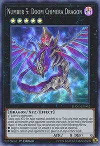 Number 5: Doom Chimera Dragon [Dark Neostorm] [DANE-EN092] | Gear Gaming Bentonville