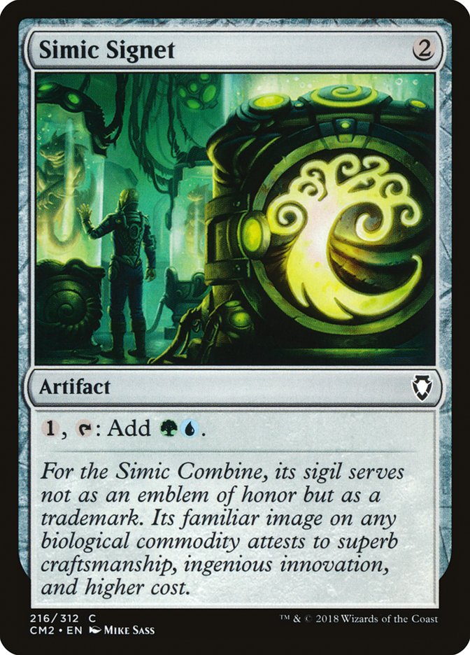 Simic Signet (216/312) [Commander Anthology Volume II] | Gear Gaming Bentonville