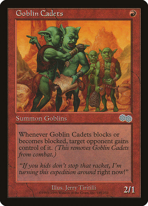 Goblin Cadets [Urza's Saga] | Gear Gaming Bentonville