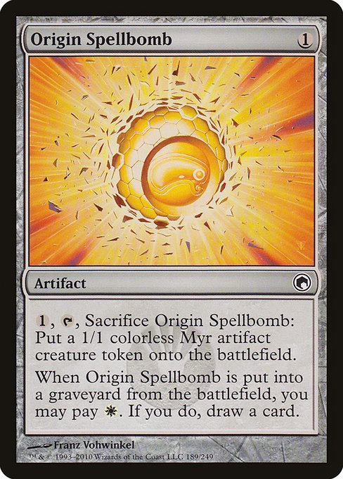 Origin Spellbomb [Scars of Mirrodin] | Gear Gaming Bentonville